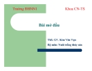 Bài giảng Nuôi trồng thủy sản