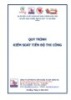 Tài liệu Quy trình kiểm soát tiến độ thi công