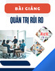 Bài giảng Quản trị rủi ro: Chương 3 - Đánh gía rủi ro